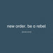 New Order - Be A Rebel Remixed [2LP] (Clear Vinyl, limited) - Rock and Soul DJ Equipment and Records
