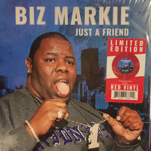 Biz Markie - Just A Friend (Red Colored Vinyl, remastered) [7'']