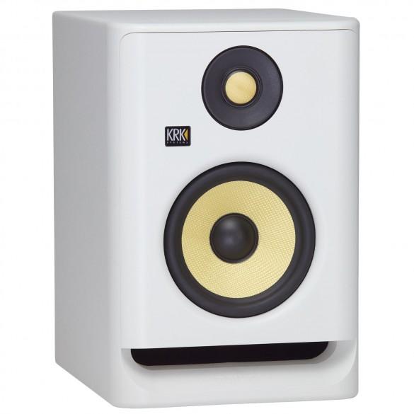 KRK RP5 ROKIT G4 Professional Bi-amp Studio Monitor - Limited White Noise Edition - Rock and Soul DJ Equipment and Records