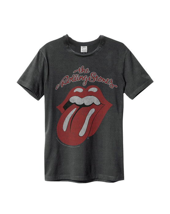 Rolling Stones Vintage Tongue Vintage T-Shirt (Charcoal)