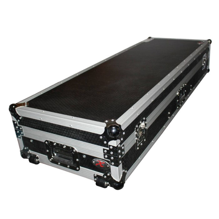 ProX XS-TMC1012-WLTF-BTL Fits RANE 72 (Seventy-Two) and two turntables in battle mode Standard Style, Silver trim on Black Honeycomb Digital exterior design ATA-300 Style Gig Ready Flight Road Case!