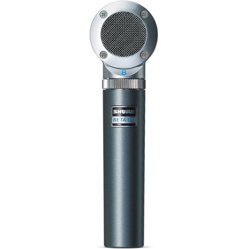 Shure BETA 181/BI Figure 8 Compact Side-Address Instrument Microphone - Rock and Soul DJ Equipment and Records