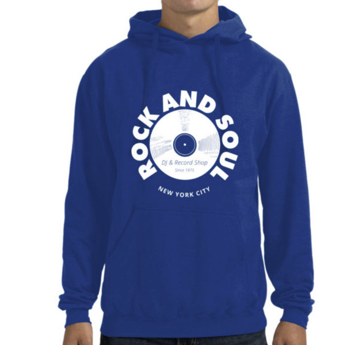 Rock And Soul Throwback Pullover Hoodie (Royal)