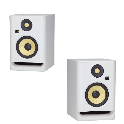 KRK RP5 ROKIT G4 Professional Monitor - Limited White (Pair) - Rock and Soul DJ Equipment and Records