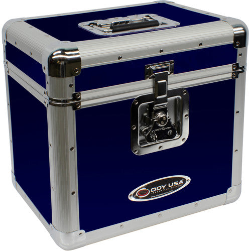 Odyssey Krom Series KLP2 Stackable Record/Utility Case (Blue)