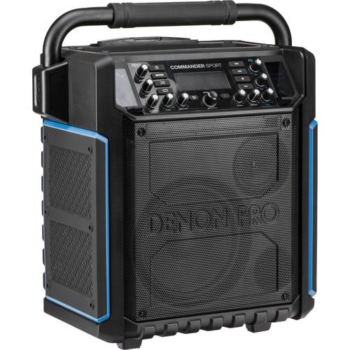 Denon Commander Sport Portable Water-Resistant 120W All-In-One PA System W/ Wireless Microphone