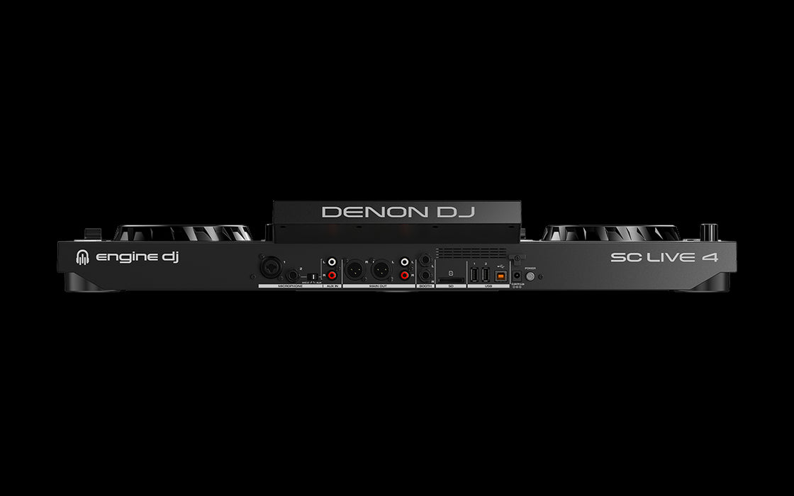 Denon DJ SC Live 4-Standalone Controller, 4-Channel Mixer, Amazon Music Unlimited Streaming, Wi-Fi, Speakers, Serato DJ & Virtual DJ Compatible