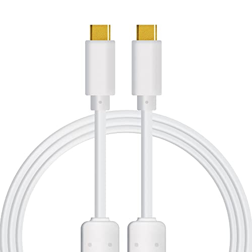 DJ TechTools Chroma Cables: Audio Optimized USB-C to USB-C Cable (White)