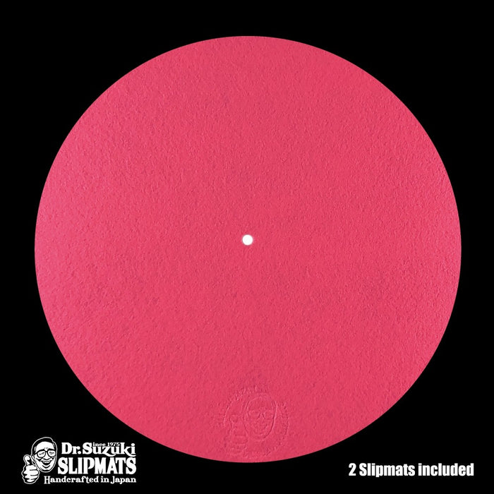 Dr.Suzuki 12" Slipmats Mix-Edition Magenta (Pair)