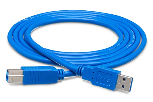 Hosa USB-306AB Type A to Type B SuperSpeed USB 3.0 Cable, 6 Feet