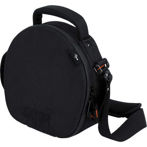 Gator Cases G-CLUB Series Carry Bag for DJ Style Headphones and Accessories; (G-CLUB-HEADPHONE),Black