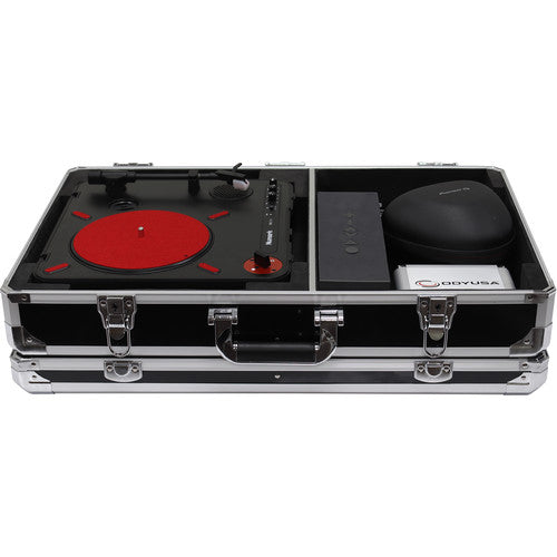 Numark PT01 Scratch + Odyssey Innovative Designs Krom Numark PT01 Scratch Turntable Case with Side Compartment (Black)