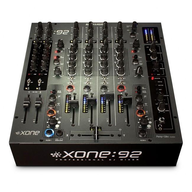 Allen & Heath Xone:92 Fader Professional 6 Channel Club/DJ Mixer - Rock and Soul DJ Equipment and Records