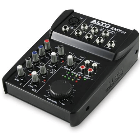 Alto Professional ZEPHYR ZMX52 5-Channel Compact Audio Mixer - Rock and Soul DJ Equipment and Records