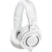 Audio Technica ATH-M50xWH Professional Studio Monitor Headphones + Free Lunch Box - Rock and Soul DJ Equipment and Records