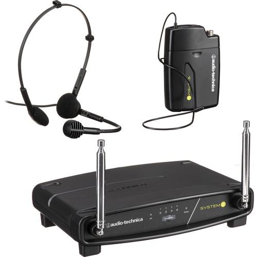 Audio-Technica ATW-901A/H System 9 VHF Wireless Unipak System with a PRO 8HEcW Headworn Microphone + Free Lunch Box - Rock and Soul DJ Equipment and Records
