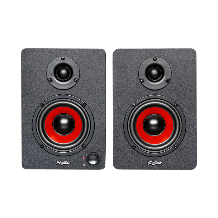 Headliner HD3 3.5'' Active Multimedia Reference Monitors, Limited Edition Black/Red, HL90002 (B-stock)