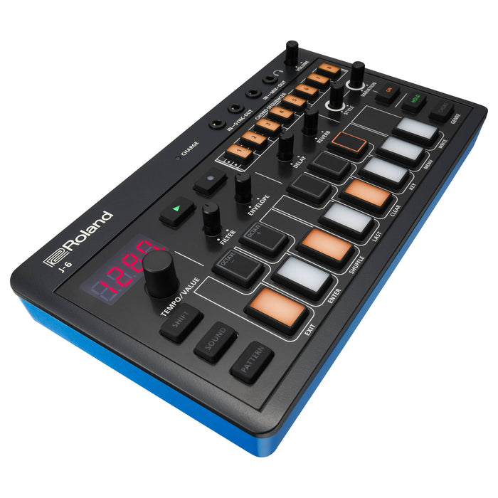 Roland AIRA Compact J-6 Portable Song Creation Machine with Professional Sound and Features | JUNO-60 Synth Engine & Presets | Chord Sequencer | Effects