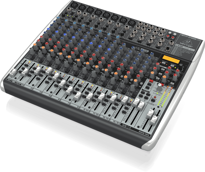 Behringer Xenyx QX2222USB Mixer with USB and Effects