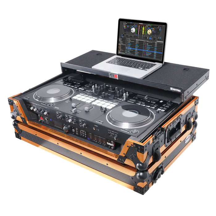 ProX XS-DDJREV7-WLT-FGLD Flight Case for Pioneer DJ Controllers - Gold Black