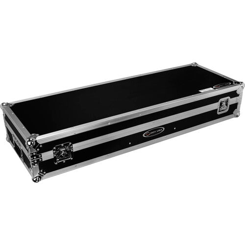 Odyssey Flight Zone Coffin for 12" Mixer + Two Standard Position Turntables with Wheels