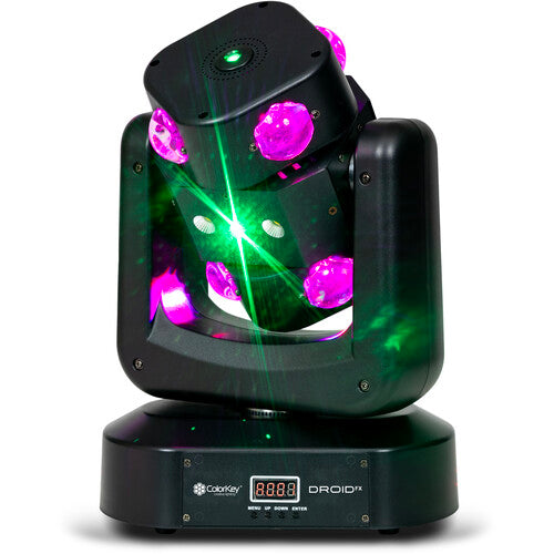 ColorKey Droid FX Multi-Effect Moving Head with LED Beams and Lasers