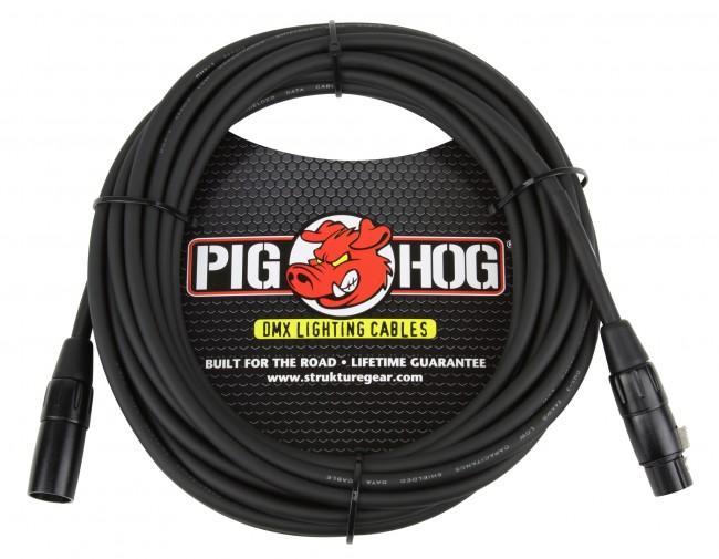 Pig Hog PHDMX25 Lighting Cable DMX 3-pin (10 ft.) 25 ft.