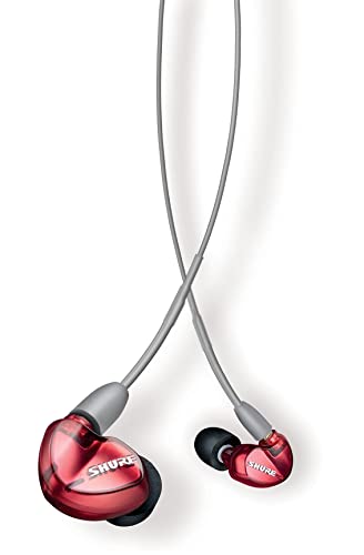Shure SE535 Sound-Isolating In-Ear Stereo Headphones with 3.5mm Audio Cable (Special-Edition Red)