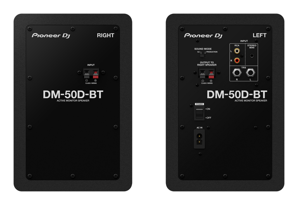 Pioneer Dj DM-50D 5-inch Desktop Monitor System – High-Performance Sound (Black)