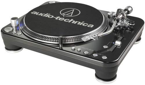 Audio-Technica AT-LP1240-USB Direct-Drive Professional DJ Turntable (USB & Analog), 3 Speed, For Demanding DJ Use, Fully Manual with Start & Stop Brake Control, Direct Drive, High Torque, Pro Anti-Resonance, Damped Die-cast Platter