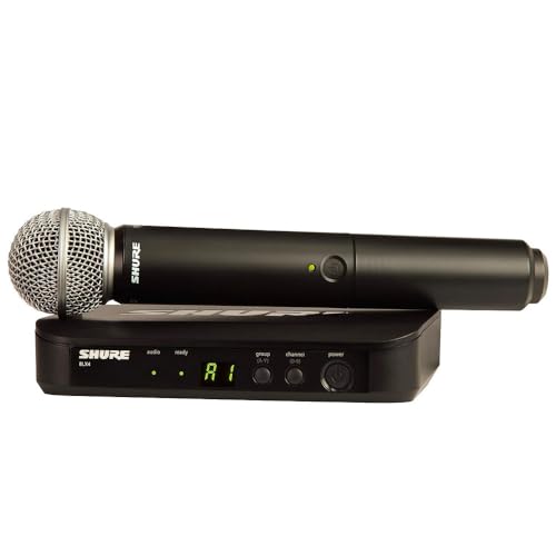 Shure BLX24/SM58 Wireless Handheld Microphone System with SM58 Capsule (J11: 596 to 616 MHz)