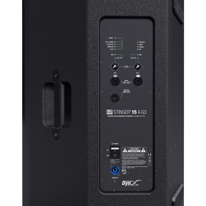LD Systems STINGER 15 A G3 Active 15" 2-way bass-reflex PA speaker - 1000W Peak - 90 x 50°