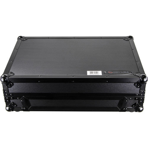 Odyssey Pioneer XDJ-RR Glide-Style Flight Case with 1 RU Rack (Black-Anodized Hardware)