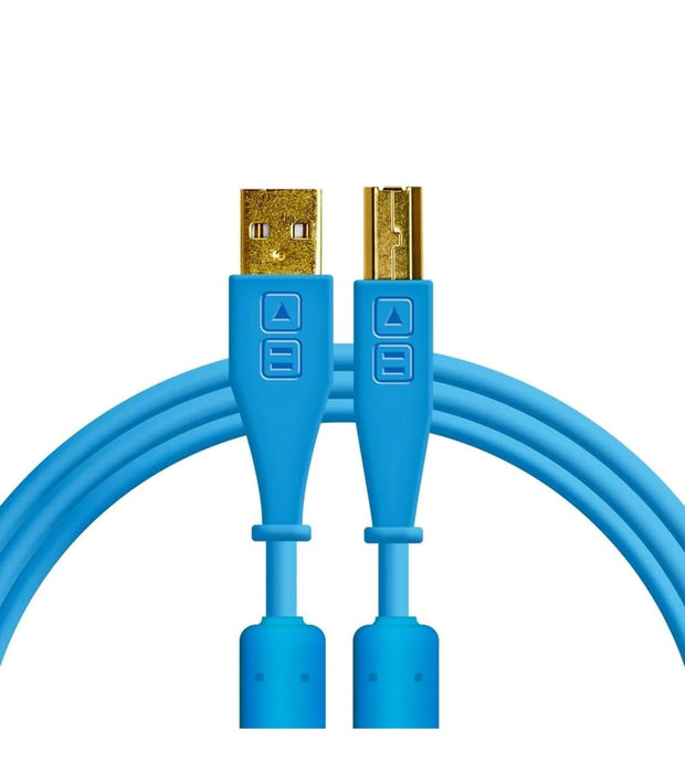 Chroma Cables: Audio Optimized USB Cables - Blue USB-A to USB-B