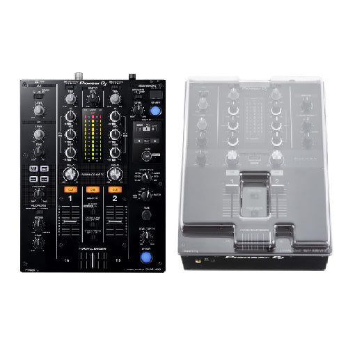 Pioneer DJ DJM-450 2-Channel DJ Mixer with FX + Decksaver Dust