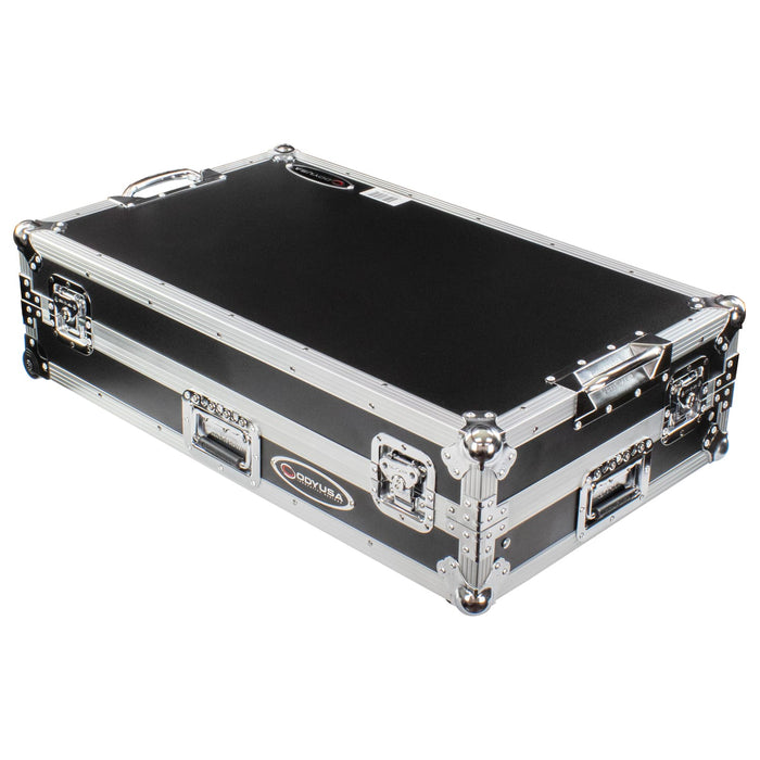 RANE FOUR 1U Flight Case with Glide Style Laptop Platform and Wheels