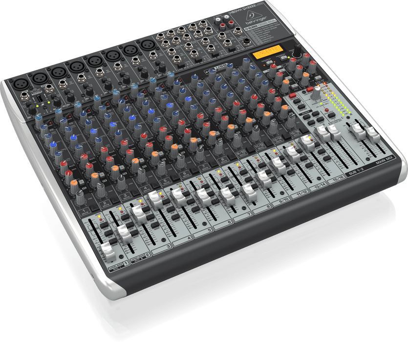 Behringer Xenyx QX2222USB Mixer with USB and Effects