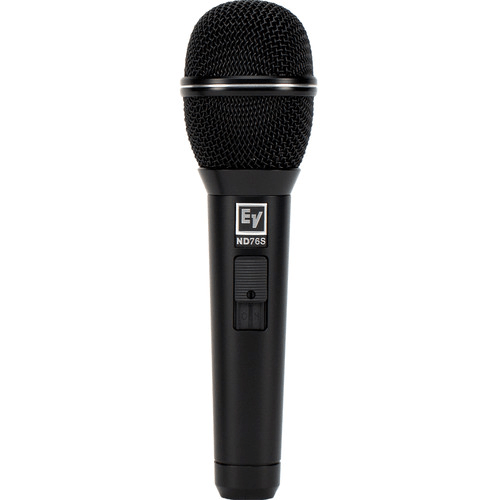 Electro-Voice ND76S Dynamic Cardioid Vocal Microphone with Mute/Unmute Switch - Rock and Soul DJ Equipment and Records