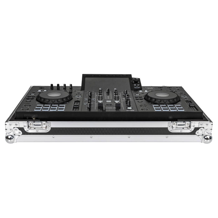 Headliner Low Profile Flight Case with Wheels, Compatible with XDJ-RX3, Black (HL10006)