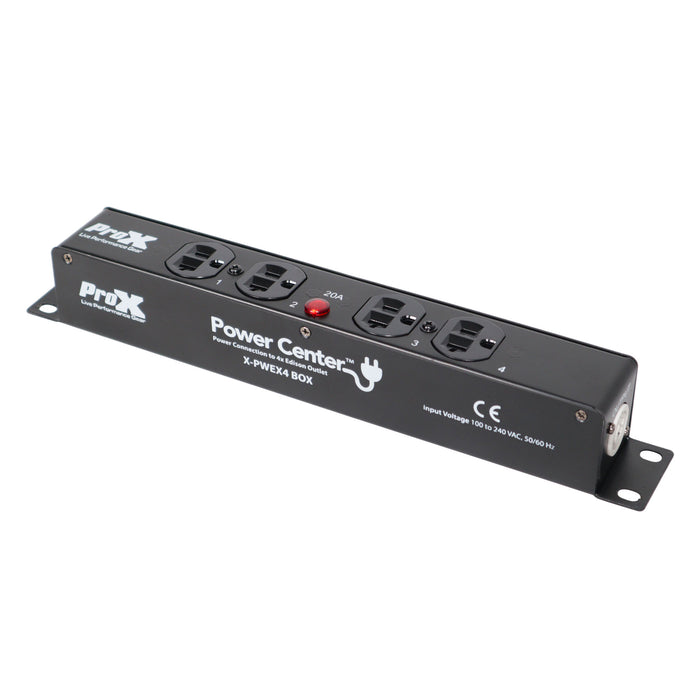 ProX X-PWE X4 BOX Power Center Four-Way Spitter