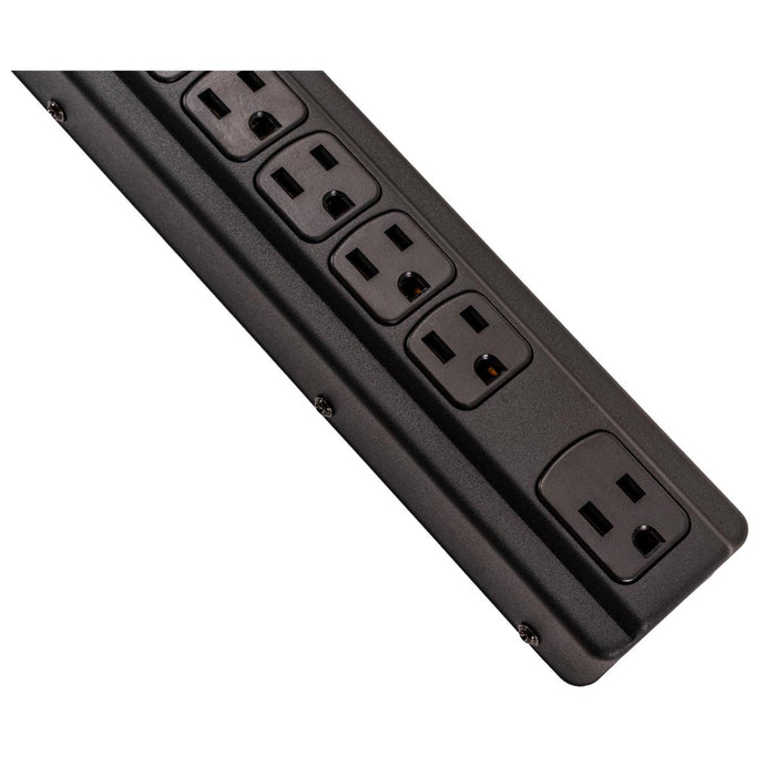 Monster Cable Pro MI 7-Outlet Surge Protector with 4' Cord, Black