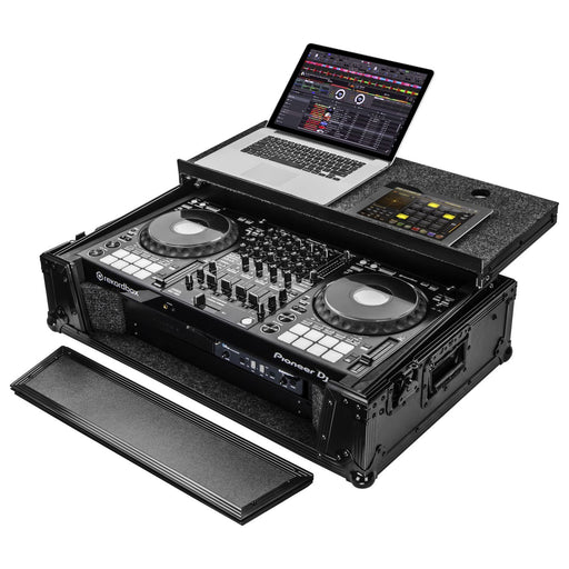 Odyssey DDJ-1000/1000SRT Black Label Case W/ Patented Glide Platform and Bottom 2U Rack Space - Rock and Soul DJ Equipment and Records