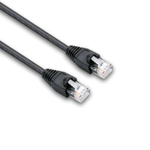 Hosa Technology Cat5e 10/100 Base-T Ethernet Cable (50', Black) - Rock and Soul DJ Equipment and Records