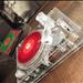 Crosley RSD2020 Mini Turntable - Clear + Two 3" Post Malone records "Limited Ed." - Rock and Soul DJ Equipment and Records