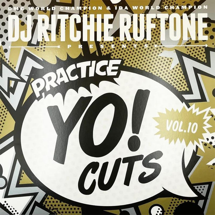 Practise Yo! Cuts v10 - Gold 12 inch vinyl.