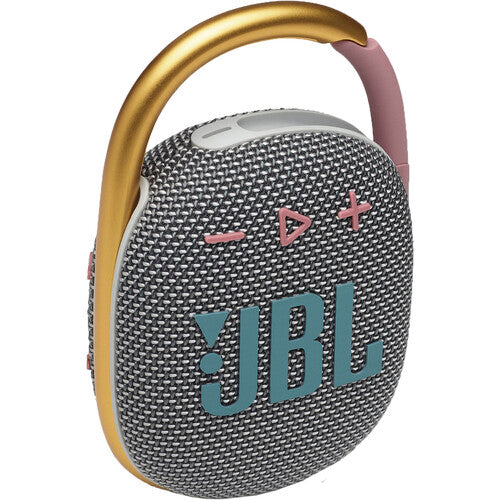 JBL Clip 4 Portable Bluetooth Speaker (Gray) - Rock and Soul DJ Equipment and Records