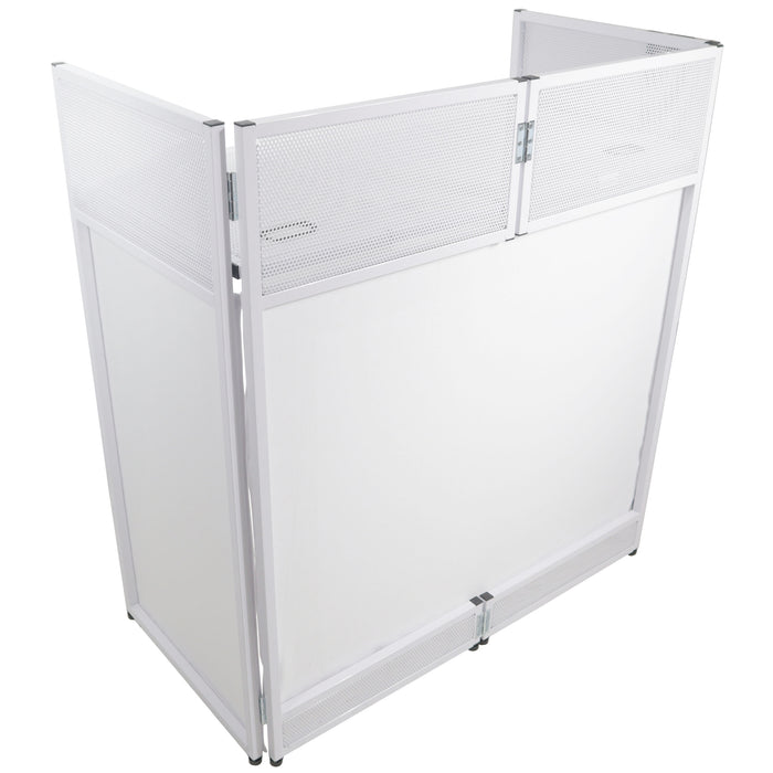 5 Panel - White Frame DJ Facade W-SS Quick Release 180° Hinges – Pro Audio  and Lighting