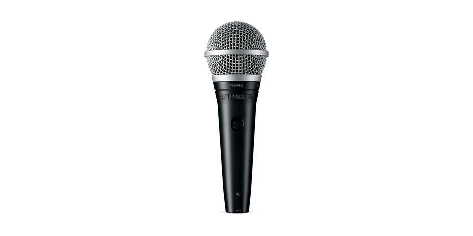 Shure PGA48 Cardioid Dynamic Vocal Microphone - Rock and Soul DJ Equipment and Records