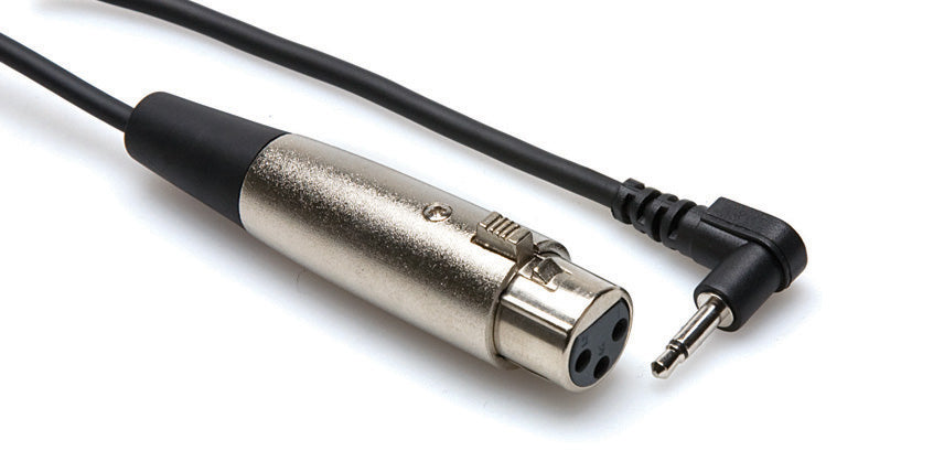 Hosa Technology XVM-105M Mono Mini Male to 3-Pin XLR Female Cable - 5'