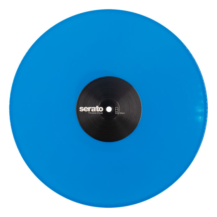 Serato 12" Control Vinyl - NEON Series - BLUE (Pair) - Rock and Soul DJ Equipment and Records